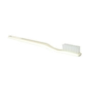 Dynarex Toothbrush, White, Adult, 1 Count