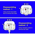thumbnail image 3 of for AirPods Pro Case, AirPods Pro Case, Wildflowers Crystal Clear Floral Design Shock Absorption Bumper Cover Case, 3 of 7