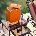 thumbnail image 2 of Creative Outdoors Products Retro Legacy Cooler 12 QT- Orange, 2 of 2