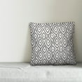 thumbnail image 2 of Creative Products Ikat in Gray 16x16 Spun Poly Pillow, 2 of 2