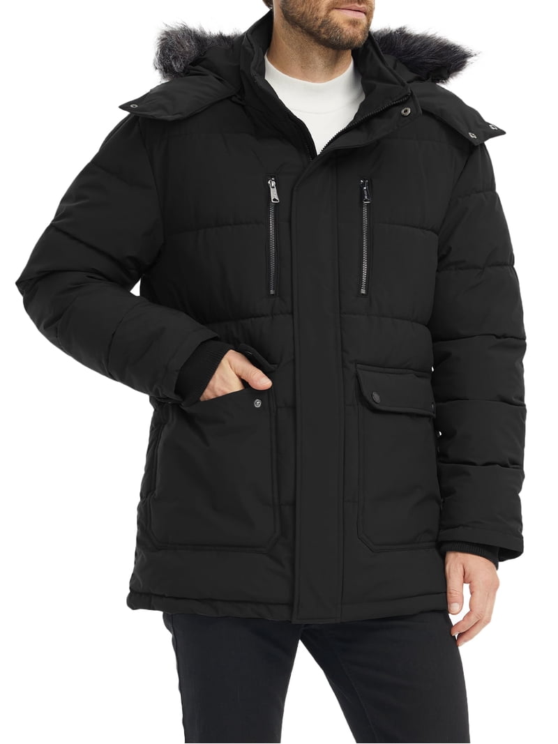 Wantdo Men's Recycled Winter Thicken Jacket Insulated Winter