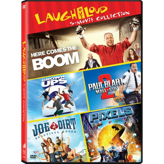 Grownups 2 / Here Comes the Boom / Joe Dirt 2: Beautiful Loser / Paul Blart:Mall Cop 2 / Pixels (DVD), Sony Pictures, Comedy