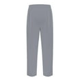 thumbnail image 3 of Girls Sweatpants Grey Sweatpants for Girls Basic Boys Athletic Pants Wide Leg Pants with Pocket Pants for Boys 6-7 Years, 3 of 9