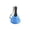 Blue, variant on Kmonabie Santa Claus Handbells Tea Bells Christmas Tree Decoration, Polished Metal Bell with Keyring for Clear Ringing Sound, Classroom Restaurant Hotel Service Bell, Green