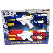 Water Sports 262976 Battlepack Toy Water Guns - 6 Piece