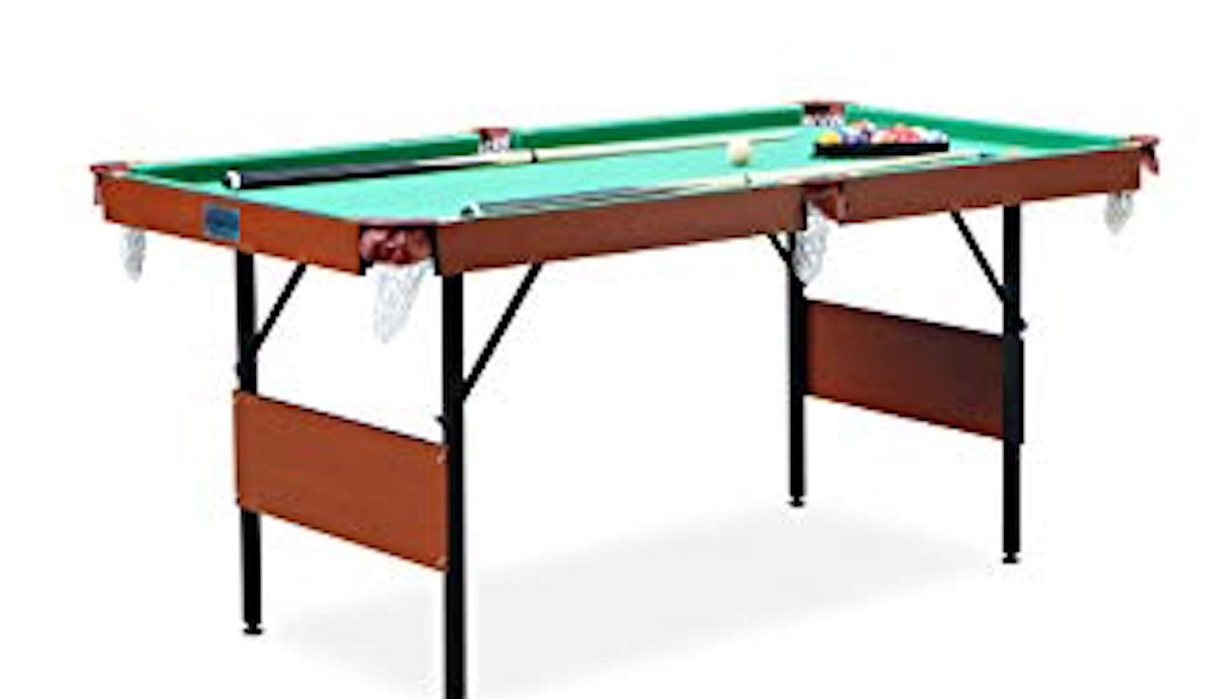 60.00 x 32.80 x 30.90'' Green Airzone 60'' Folding Pool Table with Accessories 