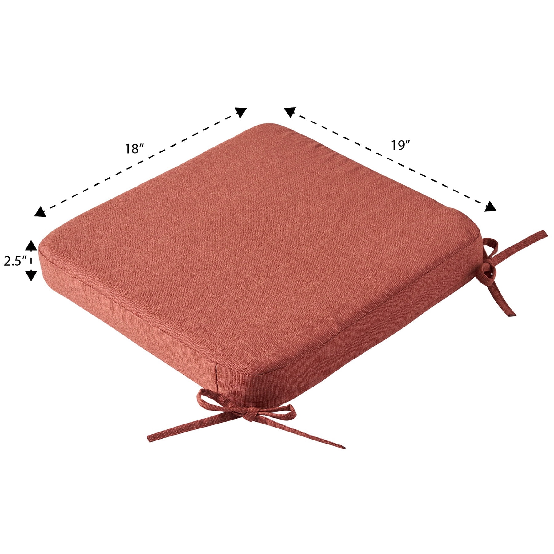 Better Homes & Gardens Premium Outdoor Bench Seat Cushion, Terracotta, 48" x 18"