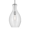 thumbnail image 4 of 42047CHCS Kichler Lighting Everly - 1 Light Pendant-17.75 Inches Tall and 9 Inches Wide-Chrome Finish-Clear Seeded Glass Color, 4 of 4