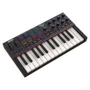 Akai Professional MPK Mini 4 25-Key MIDI Keyboard Controller Black with Monitors & Headphones Package
