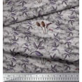 thumbnail image 2 of Soimoi Polyester Georgette Fabric Leaves Print Fabric by Yard 42 Inch Wide, 2 of 3