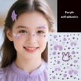 thumbnail image 3 of RAGUPEL Butterfly Face Stickers with Rhinestones Gems 5 Sheets-Sparkle Self Adhesive Face and Body Jewels for Teens,Women,Makeup Enthusiasts-For Birthday Party Halloween Festival Cosplay, 3 of 7