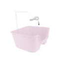 thumbnail image 3 of Bañera automática para periquitos con percha, bomba de ducha para pájaros de interior, USB, fácil de usar Rosa, 3 of 9