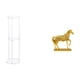 thumbnail image 1 of Mesa auxiliar redonda,Mesa auxiliar redonda de acrílico transparente de 3 niveles para sala de estar,Estatuas de caballos,Estatuas de caballos Figura de caballo Figura de caballo,Esculturas de, 1 of 8