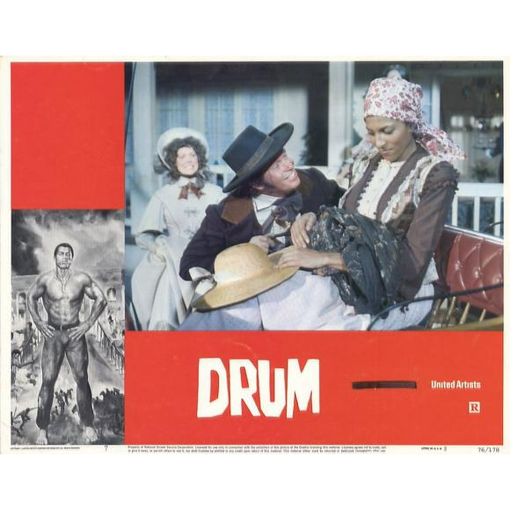 Drum movie POSTER (Style B) (11" x 14") (1976)
