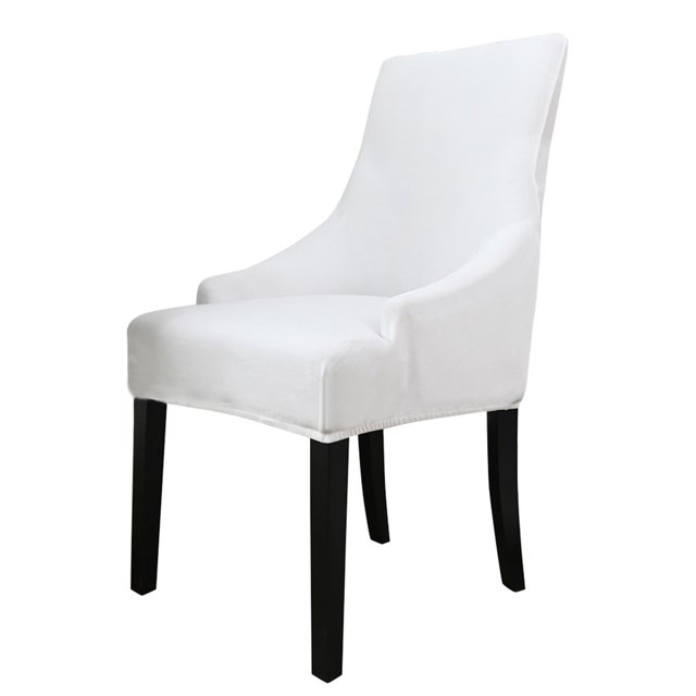 Funda de silla acolchada estilo europeo en terciopelo, disponible en múltiples colores como blanco, azul oscuro, negro y más, tamaño de paquete 25x19x2 cm.