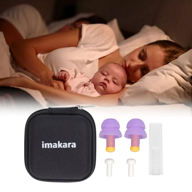 Tapones Para Los Oídos Para Conciertos, Tapones Para Los Oídos Reutilizables Con Reducción De Ruido Para Dormir, Cancelación De Ruido De Silicona Suave Para Dormir
