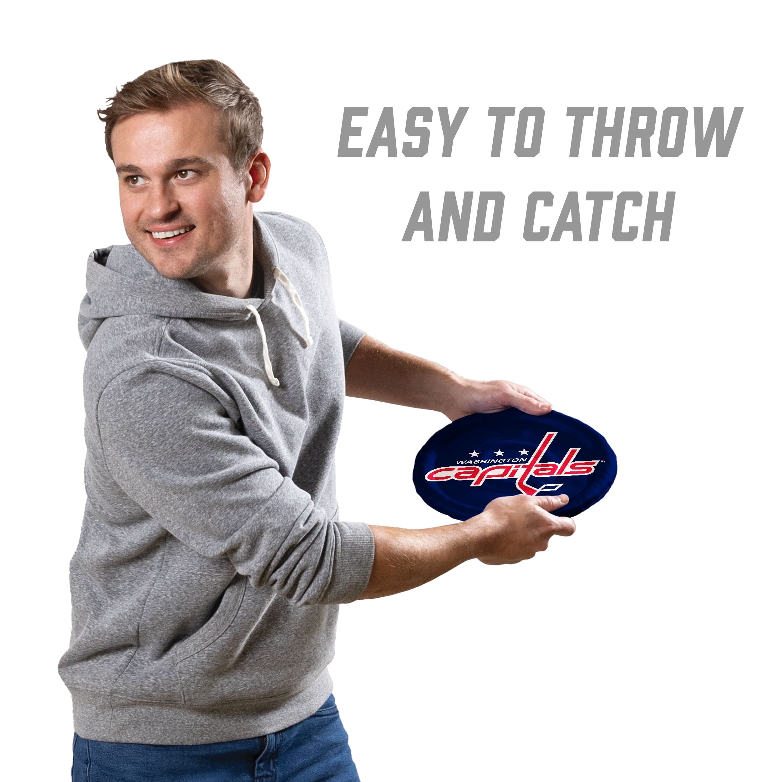 YouTheFan NHL Washington Capitals Flimzee Bean-Bag Flying Disc