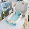thumbnail image 2 of Cama portátil para bebé en la cama de bebé extraíble y lavable., 2 of 8