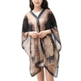 thumbnail image 2 of Joernso Women Shawl Cashew Print Beads Ladies Loose-fitting Sexy Cover Up for Vacation, 2 of 8