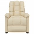 thumbnail image 2 of vidaXL Electric Recliner Chair Cream Fabric, 2 of 5