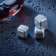 thumbnail image 3 of Monstrate Juego de piedras para whisky de acero inoxidable, bebida fría durante horas sin diluir, solo coloque la piedra para whisky Barra de herramientas, 3 of 6