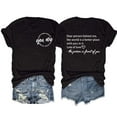 thumbnail image 1 of B91xZ Tunique pour Femmes Col Rond T-Shirt à Manches Courtes, Noir S, 1 of 3