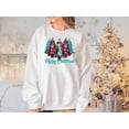 thumbnail image 2 of Merry Christmas Pink Blue Tree Shirt, Christmas Sweatshirt, Merry Christmas Shirt, Cute Christmas Tees for Women, Holiday Shirt, 2 of 10