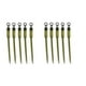 thumbnail image 1 of Conector de pesca de carpa de 10 piezas, vástago de aparejos de PVA, bolsas, vástagos, engranaje giratorio Macarena Conector de pesca de carpa, 1 of 8
