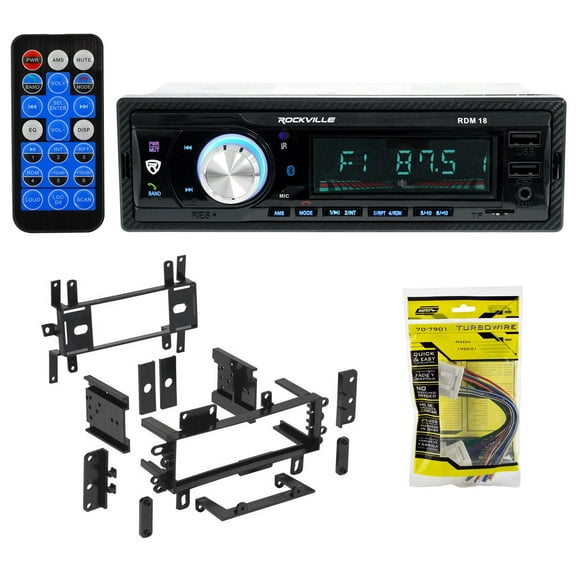 1-Din Digital Media Bluetooth AM/FM/MP3 USB/SD Receiver For 1993-1997 Mazda MX-6