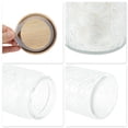 thumbnail image 4 of Ofertas Únicas 1 Pc Tarro de Vidrio Decorativo con Tapa Patrón de Papel de Ventana Contenedores Multipropósito [23.67oz], 4 of 5