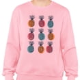 thumbnail image 2 of Retro Pineapple Print Sweatshirt Unisex 3X-Large Pink, 2 of 5