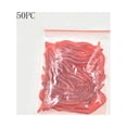 thumbnail image 4 of Mefallenssiah 50Pcs Fishing Bait Soft Belly Chest fork Dice Simulation Earthworm, 4 of 4