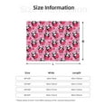 thumbnail image 5 of Yiaed Panda Heart Valentine Print Blanket Throw Blanket Soft Cozy Flannel Blanket for Home Bed Sofa Couch Chair-50"x40", 5 of 6