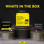 MB9U Motobatt 12V AGM Battery