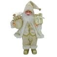 thumbnail image 1 of CNKOO Adorable Santa Claus Shape Doll Decor Christmas Style Handmade Fabric Doll Model for Party, 1 of 8