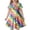 Glisme684-Multicolour, variant on Glisme Fashion Girls Dresses Size 8-9 Y Festival Print Slim Short Sleeved Dress Multicolour Sundress For Girl