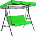 thumbnail image 2 of Joernso Garden Swing Waterproof Canopy Replacement Simple Installation Waterproof UV-proof Outdoor Patio Swing Sun Shade Seat Cover Set, 2 of 8