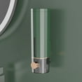 thumbnail image 1 of Press-Type Liquid Soap Dispenser Wall Mounted Hands Sanitizer Storage Box(Dark Green), 1 of 8