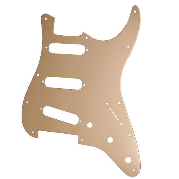 Golpeador para guitarra eléctrica, golpeador de guitarra resistente a rayones para guitarra eléctrica Lujo dorado