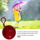 thumbnail image 4 of Yuarrent Chubasquero para niños, abrigo impermeable portátil único para viajes al aire libre, chaqueta de lluvia con bola de plástico para niñas y Paraguas de lluvia Rojo Yuarrent HA005641-02B, 4 of 6