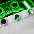 thumbnail image 4 of Feelyou Cartoon Green Gamepad Curtains Pack of 2 (42x84 Each) for Kids, Neon Square Honeycomb Curtains Blackout, Modern Video Gamer Bedroom Curtains, Blackout Curtains Room Decor, 4 of 6