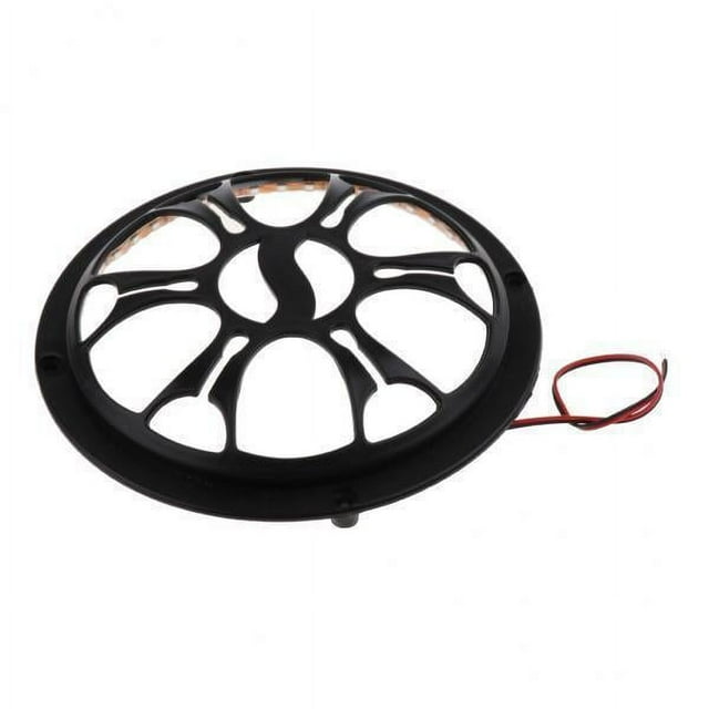 4xCar Horn Cubierta Decorativa Parrillas De Altavoz Protector Negro Para Luz 6.5 Pulgadas Sunnimix Cubierta del altavoz del coche