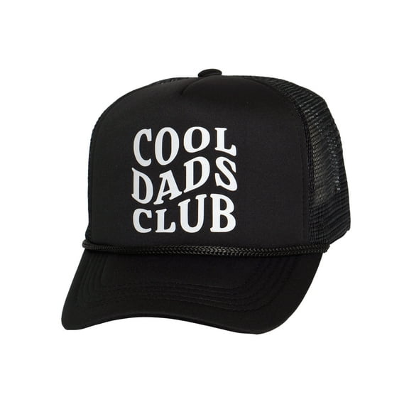 Top Headwear Men's Cool Dads Club Trucker Hat - Snapback Dad Cap, Black