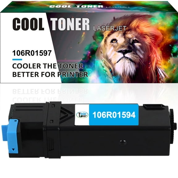 Cool Toner Compatible Toner for Xerox 106R01594 Phaser 6500 WorkCentre 6505 Printer Ink (Cyan,1 Pack)
