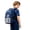 Grey-L, variant on SUYIDA Cartoon Astronaut Print Backpack Ergonomic Large Capacity Lightweight for Back to School Travel Commute Backpack