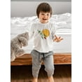 thumbnail image 2 of Moon And Rocket Long Sleeve Toddler -Image by Shutterstock,  5 Toddler, 2 of 4