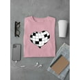 thumbnail image 3 of Crosswords Heart T-Shirt Men -Engin Selcuk Designs, Male Large, 3 of 4