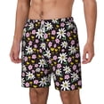 thumbnail image 2 of Balery Daisies Flowers Mens Swim Trunks Swim Shorts for Men Quick Dry Inseam Beach Shorts with Compression Liner Pocket-Large, 2 of 9