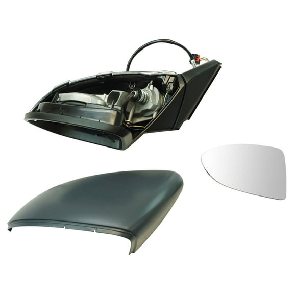 TRQ Exterior Power Heated w/ Turn Signal Smooth Paint to Match Mirror LH for VW MRA06760 Fits select: 2015-2016 VOLKSWAGEN GTI, 2016 VOLKSWAGEN GOLF S