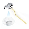 thumbnail image 1 of Toilet Tank Flush Lever Chrome Finish Handle Fittings Assembly Replacement Tools, 1 of 8